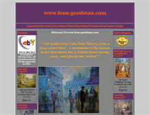 Tablet Screenshot of leon-goodman.com